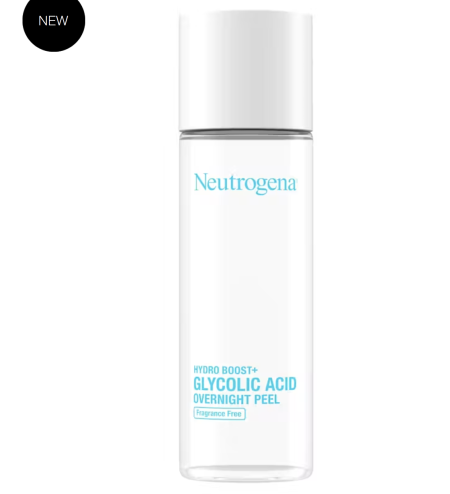 Neutrogena Hydro Boost+ Glycolic Acid Overnight Peel, Fragrance Free